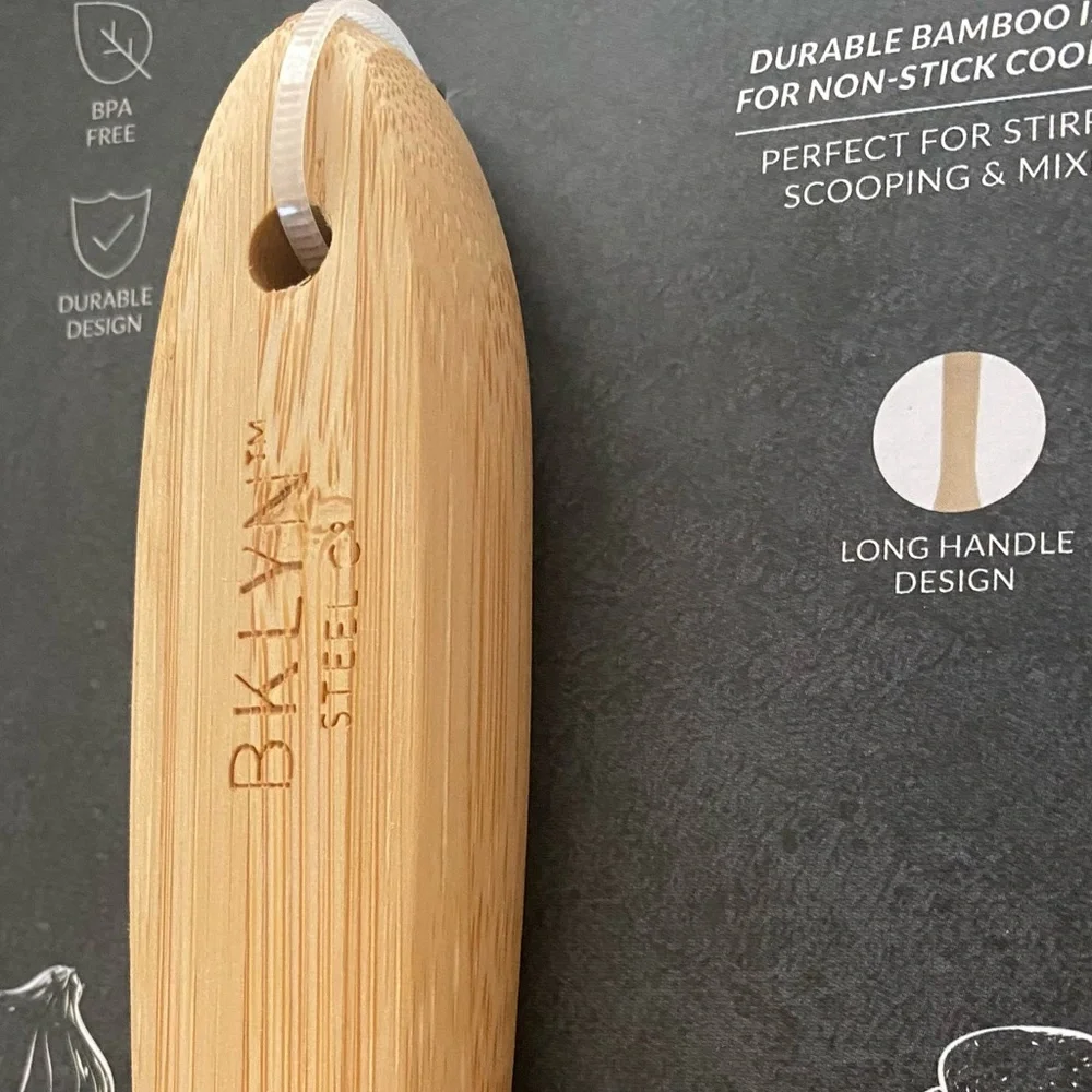 Bamboo XL Turner and Spoon Set